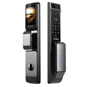 Khóa điện tử FUKI F07 [FaceID - Vân tay - Thẻ từ - Mã Số - Wifi]