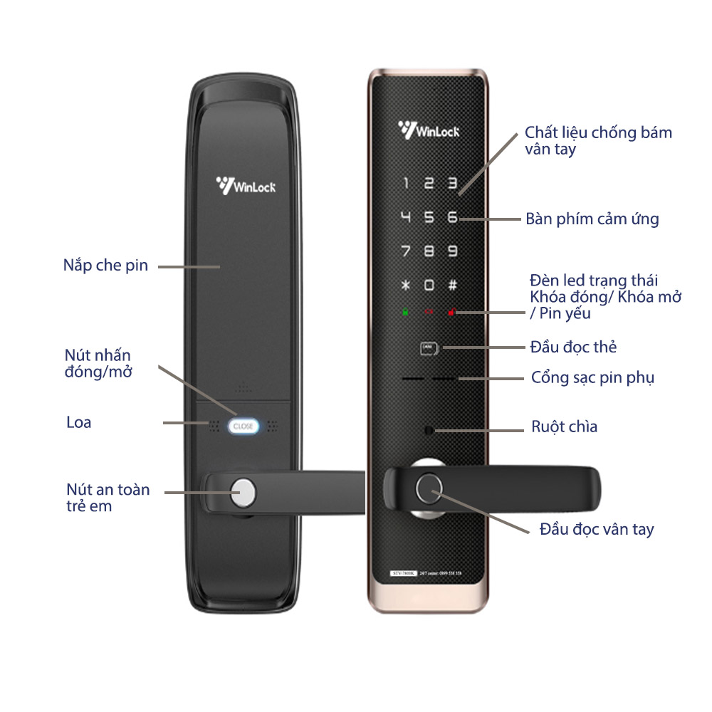 Khóa điện tử Winlock STV-7800K