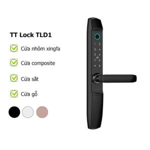 KHÓA CỬA NHÔM TECH LOCK XINGFA TLD 1Vân tay - Thẻ từ - Mã Số - APP]
